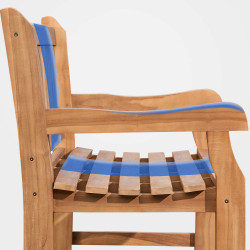 Banc en teck Jackson 120 cm avec housse teck