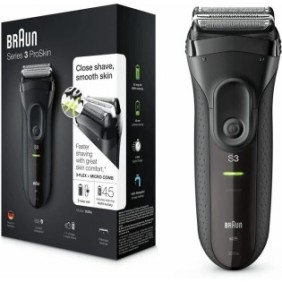 Braun Series 3 ProSkin 3020s Rasoir …lectrique Homme Barbe, Noir - Rasoir …lectrique Rechargeable