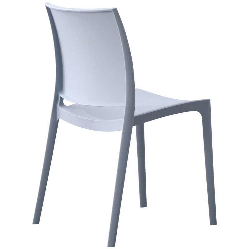 Tabouret de bar Laurel, similicuir, blanc/cr?me