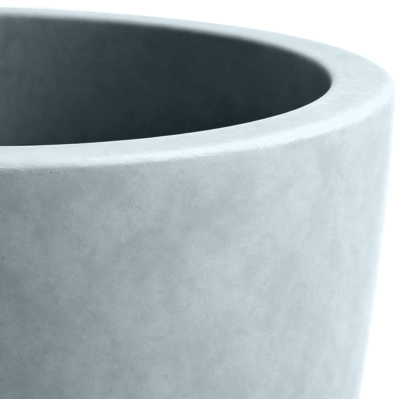 Ensemble de 3 pots de fleurs 3 gris