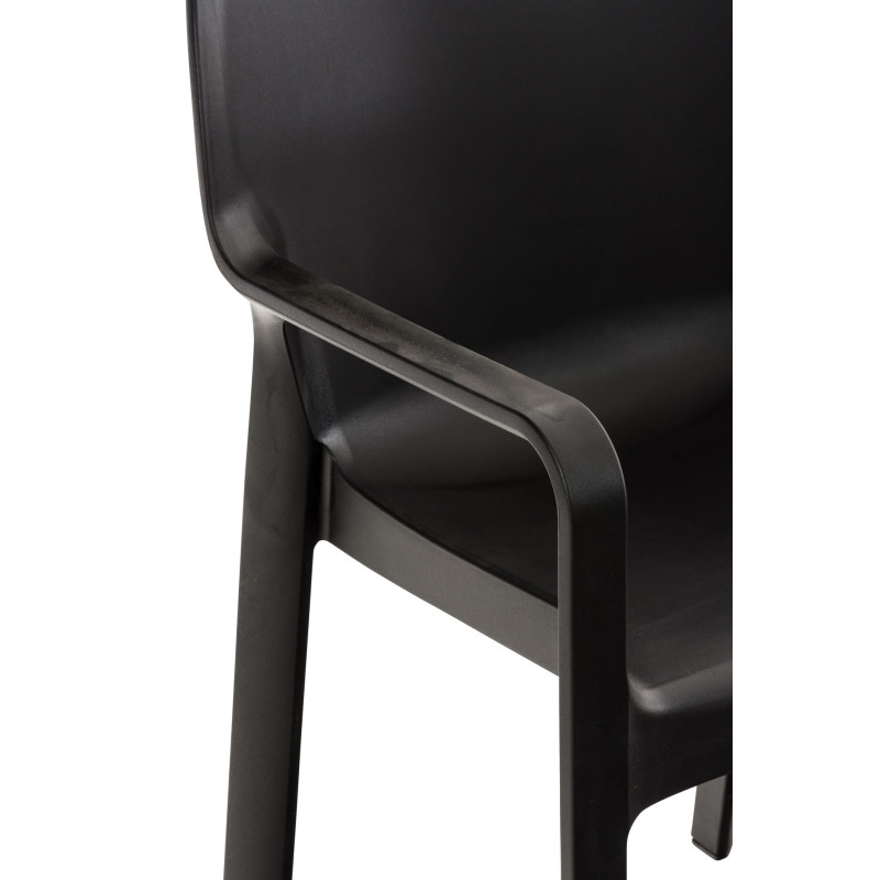 Ensemble de 4 chaises Diva noir