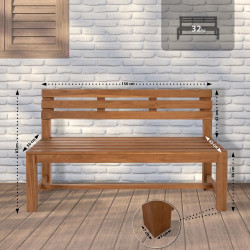 Banc en teck Augusta 150 cm teck