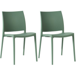 Ensemble de 2 treillis Trigo marron antique