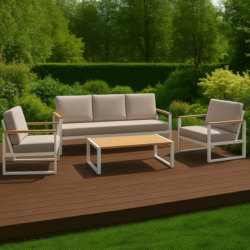 Groupe de Chaises Rodiesa blanc