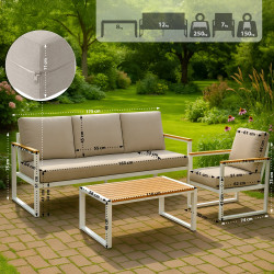 Groupe de Chaises Rodiesa blanc