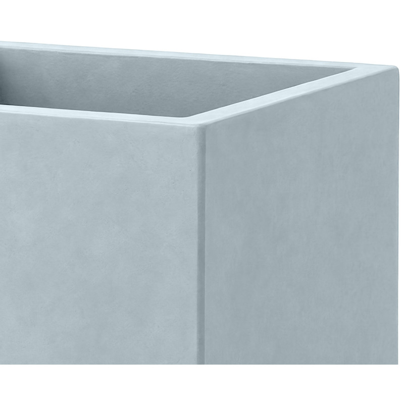 Ensemble de 2 pots de fleurs 3 gris