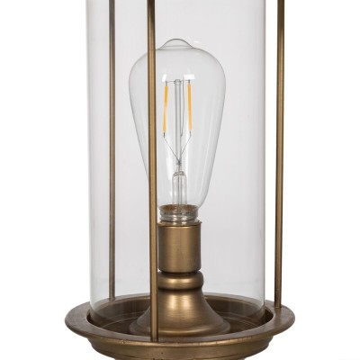 Lampe de bureau Doré Verre Fer 40 W 27 x 27 x 48 cm