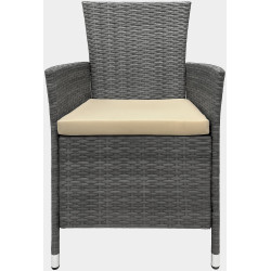 Groupe de Chaises Fireda gris-mélange