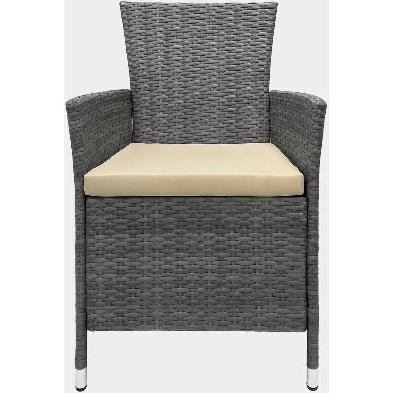 Groupe de Chaises Fireda gris-mélange