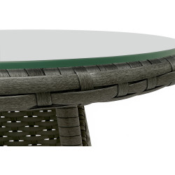 Groupe de Chaises Fireda gris-mélange