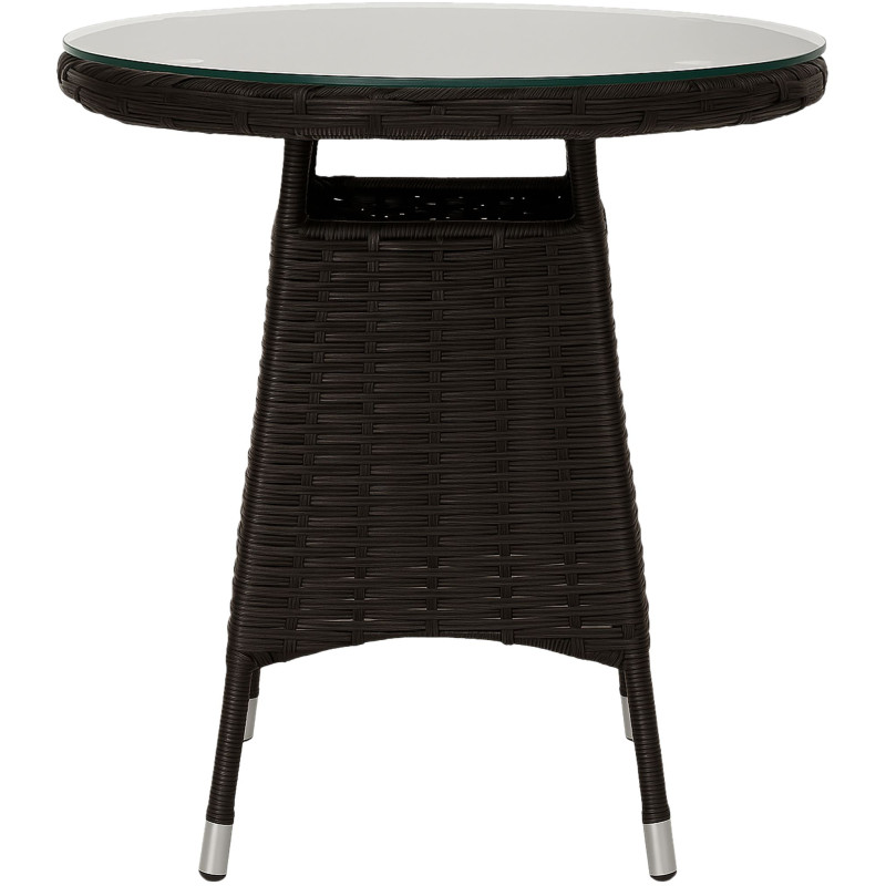 Groupe de Chaises Fireda brun foncé