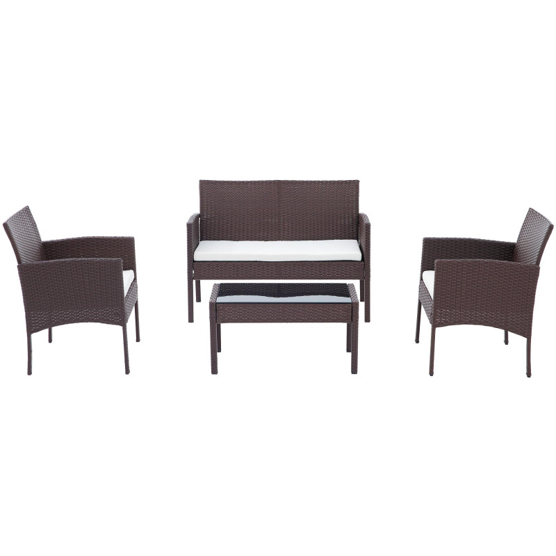 Groupe de Chaises Ramunda brun