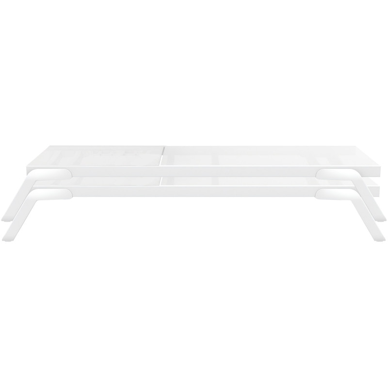 Ensemble de 2 chaises longues Tropic blanc