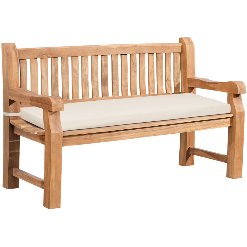 Teakbank Jackson mit Sitzkissen 150 cm + teak