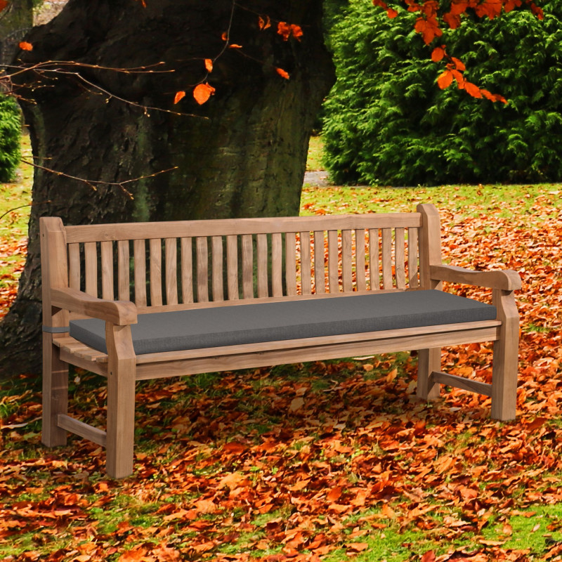 Teakbank Jackson mit Sitzkissen 200 cm + teak