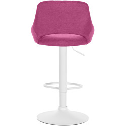Tabouret de bar Milet en tissu violet