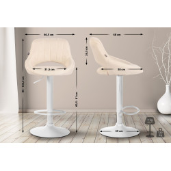 Tabouret de bar Milet en...