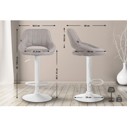 Tabouret de bar Milet en...