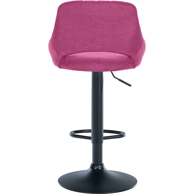 Tabouret de bar Milet tissu violet