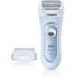 BRAUN Silk-épil Lady Shaver 5-160 Rasoir électrique - Femme - 3 en 1 - Sans Fil - Technologie Wet†&†Dry - Bleu