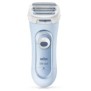 BRAUN Silk-épil Lady Shaver 5-160 Rasoir électrique - Femme - 3 en 1 - Sans Fil - Technologie Wet†&†Dry - Bleu