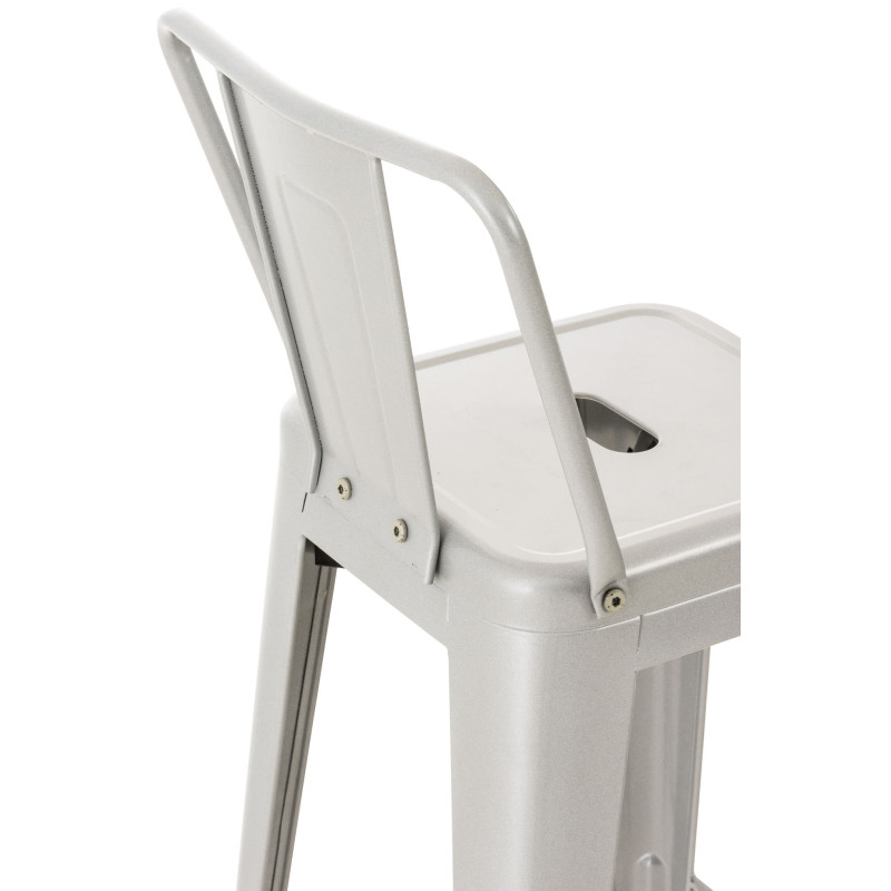 Tabouret de bar Mason argent