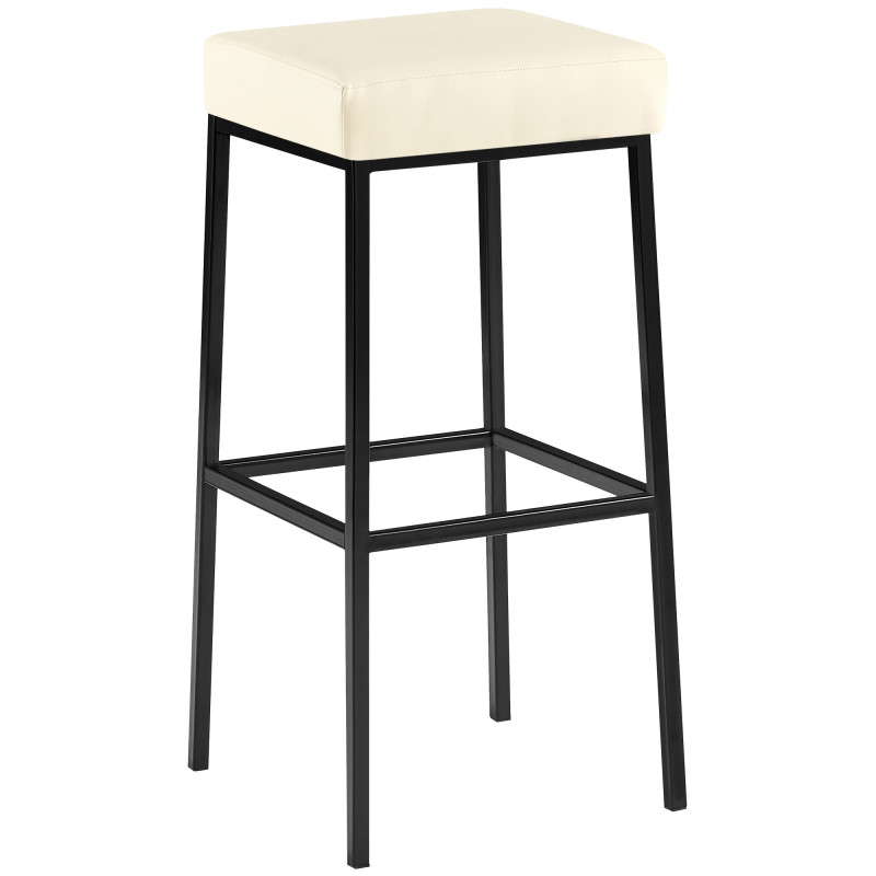 Tabouret de bar Montréal B85 crème