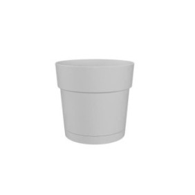 Pot a fleurs et plantes rond CAPRI LARGE - Plastique - Réservoir d'eau - diametre 50 cm - Blanc - ARTEVASI