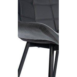 Tabouret de bar Weston en similicuir gris