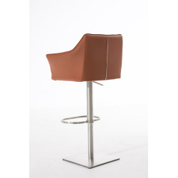 Tabouret de bar Damaso E brun clair