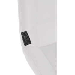 Tabouret de bar Weston en similicuir blanc