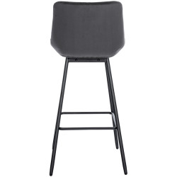 Tabouret de bar en velours...