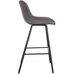 Tabouret de bar en velours...