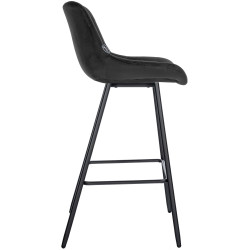 Tabouret de bar en velours...