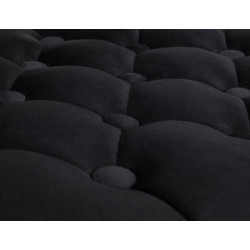 Tabouret de bar Dublin en velours noir