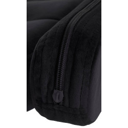 Tabouret de bar Dublin en velours noir