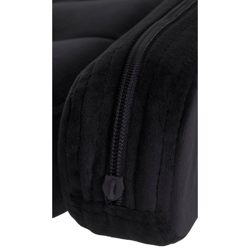Tabouret de bar Dublin en velours noir