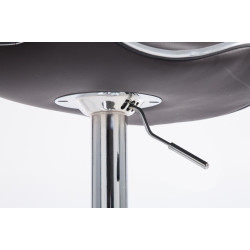 Tabouret de bar chromé Las Vegas V2 brun