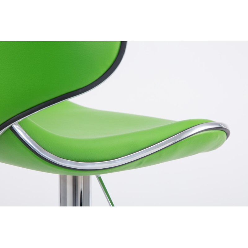 Tabouret de bar chromé Las Vegas V2 vert