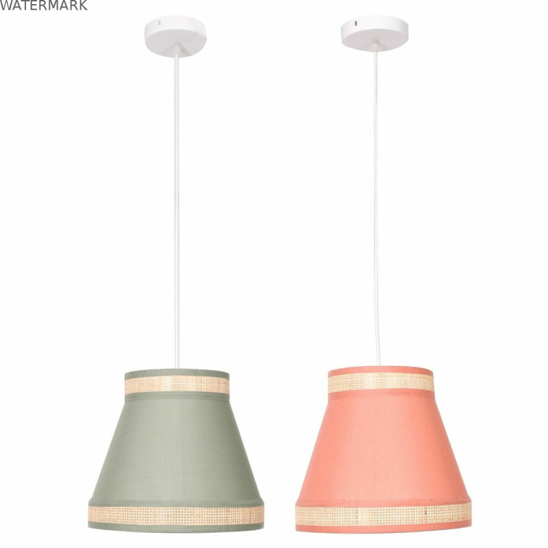 Suspension DKD Home Decor 30 x 30 x 28 cm Naturel Orange Vert Rotin 28 x 28 x 28 cm 50 W (2 Unités) Suspension DKD Home Decor 30 x 30 x 28 cm Naturel Orange Vert Rotin 28 x 28 x 28 cm 50 W (2 Unités)