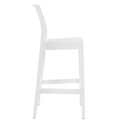 Tabouret de bar Maya blanc