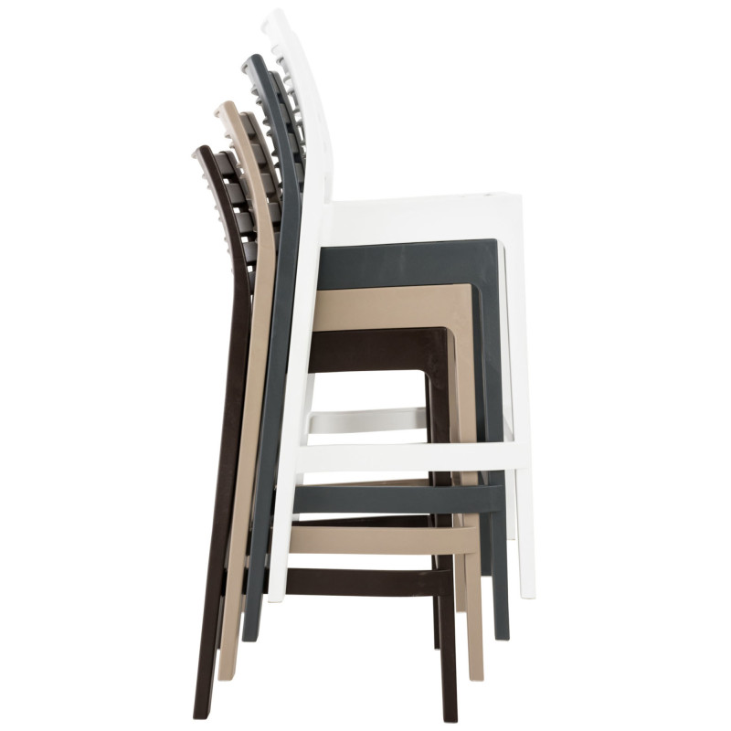 Tabouret de bar Ares gris foncé