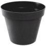 EDA Pot de fleur rond Toscane - Ш 30 x H 26 cm - 10 L - Gris anthracite