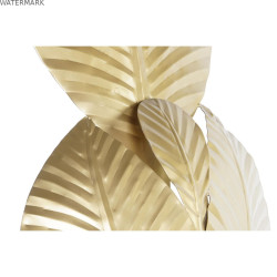 Applique DKD Home Decor Doré Métal 220 V 50 W Feuille d'une plante (37 x 14 x 58 cm)