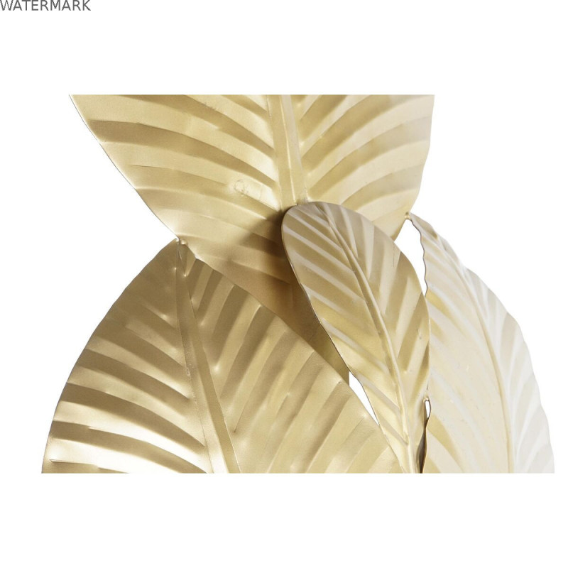 Applique DKD Home Decor Doré Métal 220 V 50 W Feuille d'une plante (37 x 14 x 58 cm)