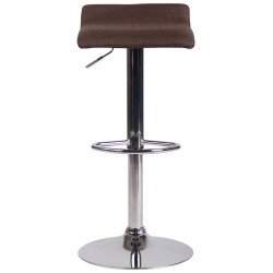 Tabouret de bar Dyn V2, tissu C brun
