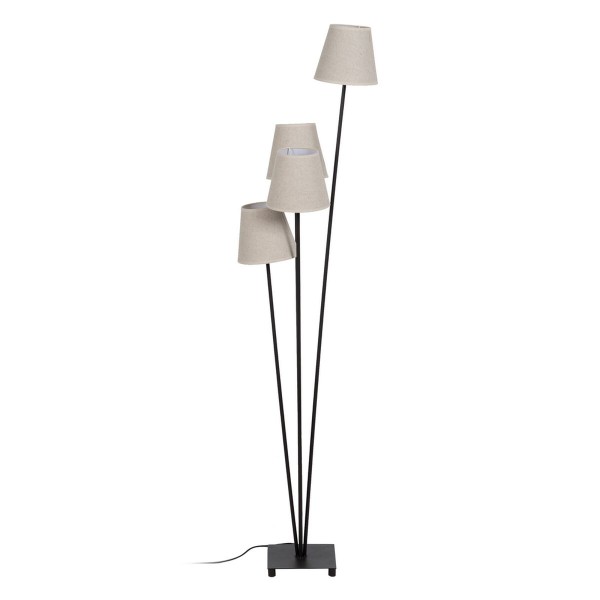 Lampadaire Marron Noir Crème Fer 60 W 220-240 V 30 x 36 x 144 cm