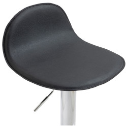 Tabouret de bar Lana V2 C noir