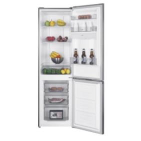 Réfrigérateur congélateur bas 251L Total No Frost Inox