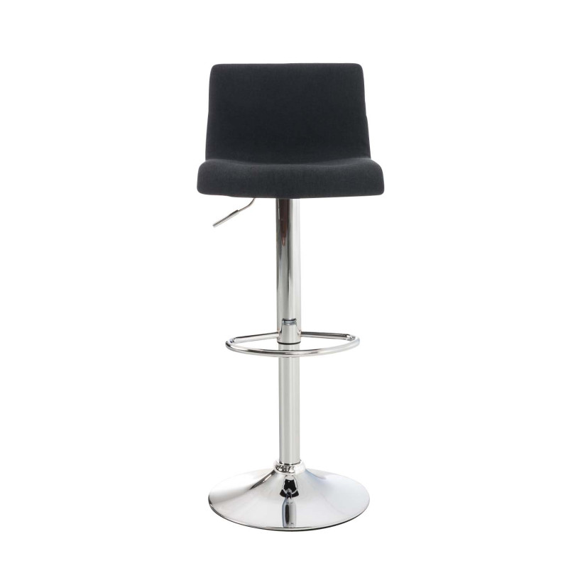 Tabouret de bar Hoover, tissu C noir